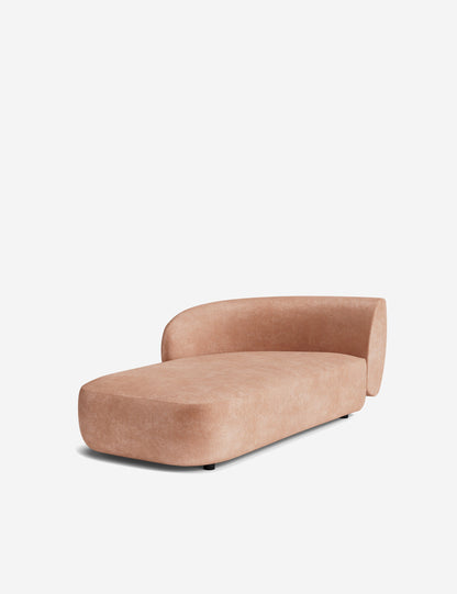 Claret Modular Left Chaise