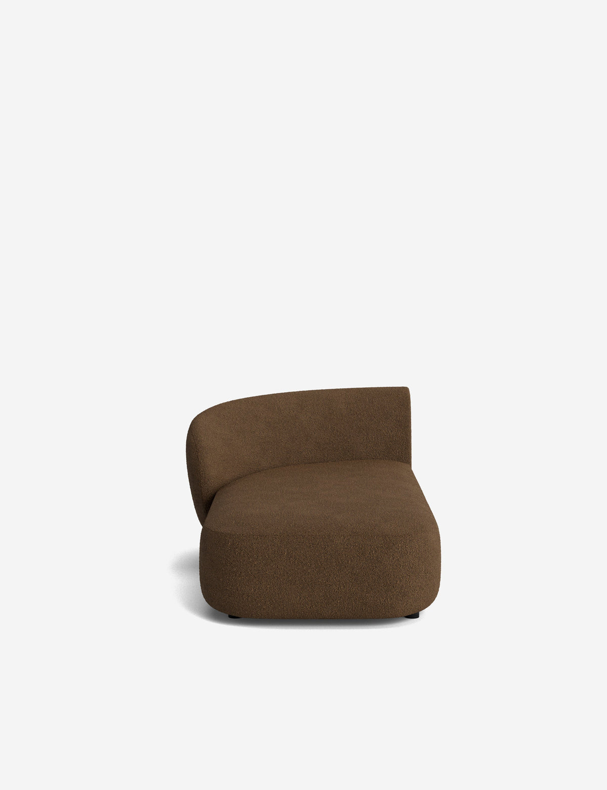 Claret Modular Left Chaise