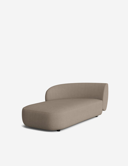 Claret Modular Left Chaise