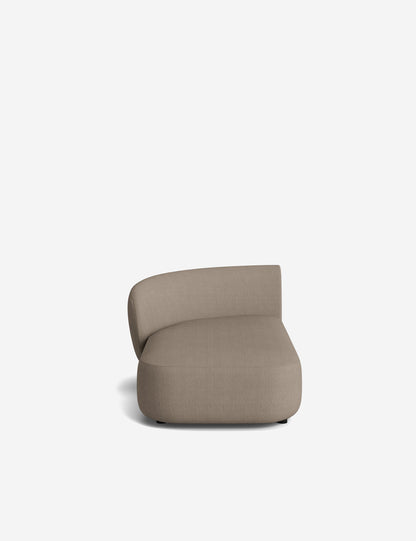 Claret Modular Left Chaise
