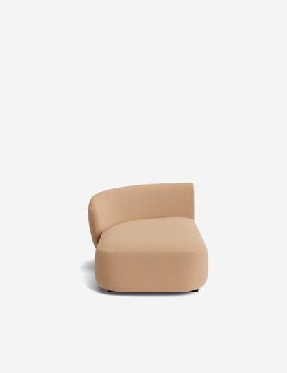 Claret Modular Left Chaise