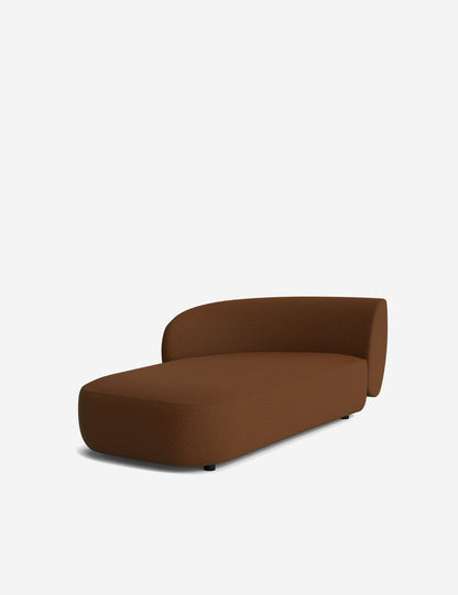 Claret Modular Left Chaise