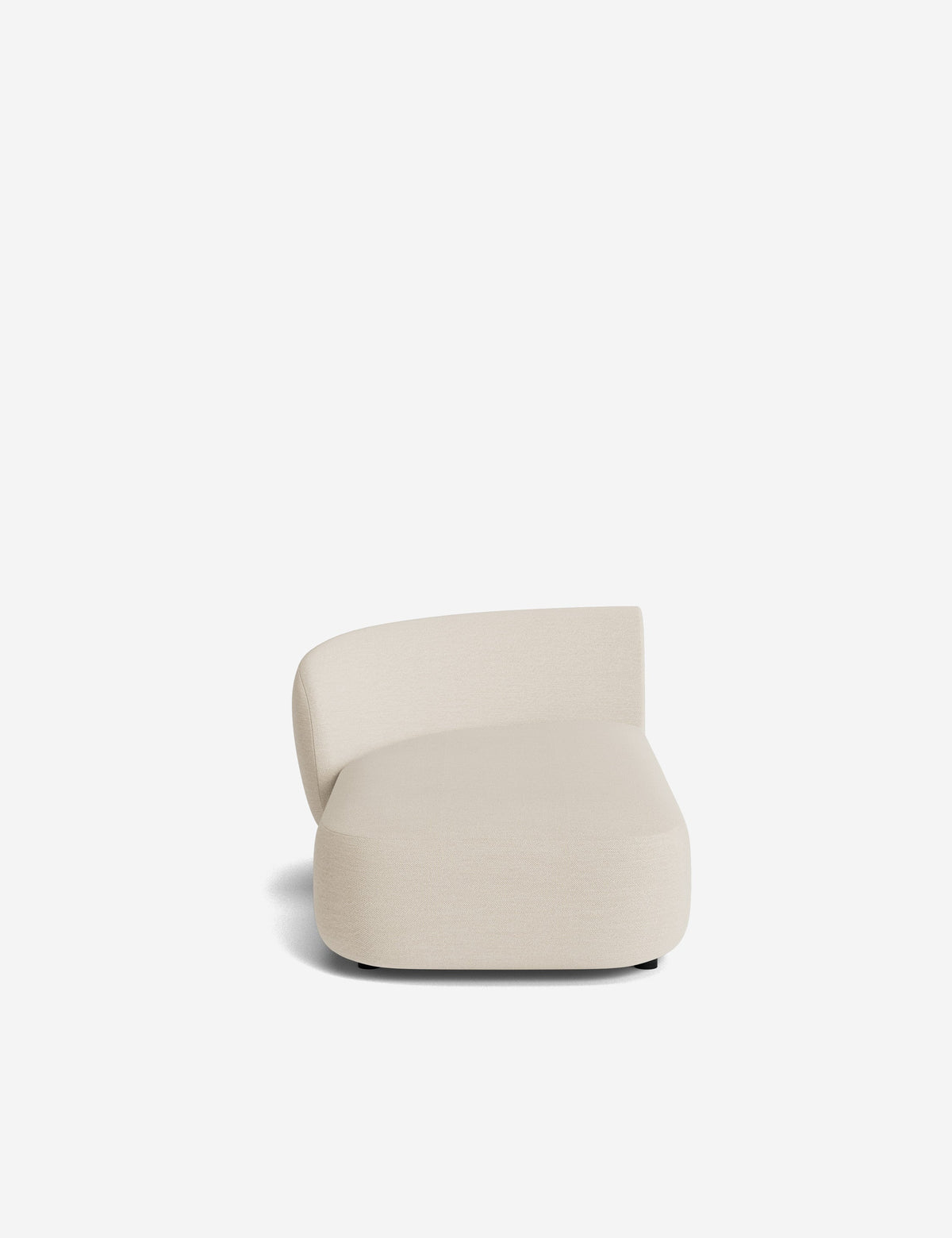 Claret Modular Left Chaise
