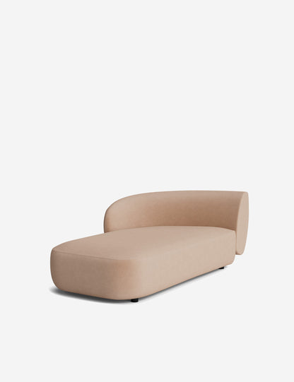 Claret Modular Left Chaise