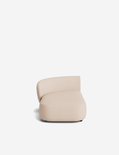 Claret Modular Left Chaise