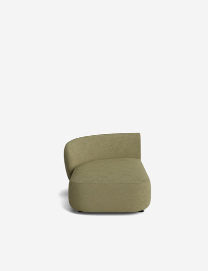 Claret Modular Left Chaise