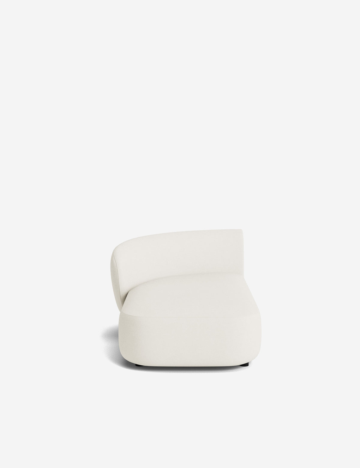Claret Modular Left Chaise