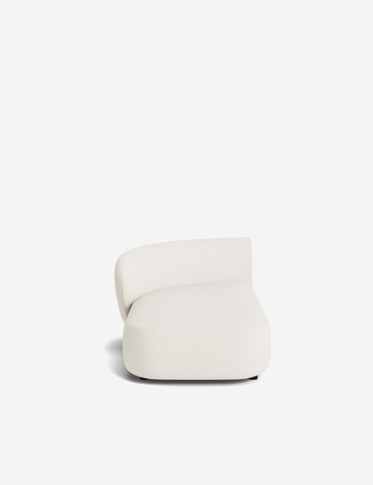 Claret Modular Left Chaise