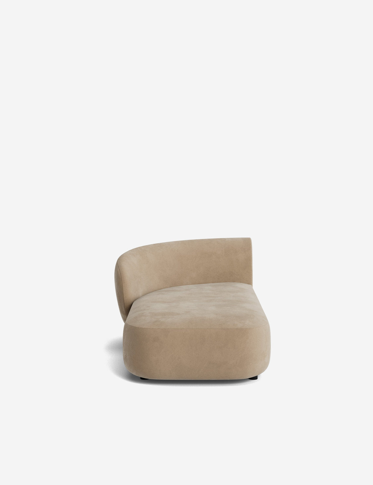 Claret Modular Left Chaise