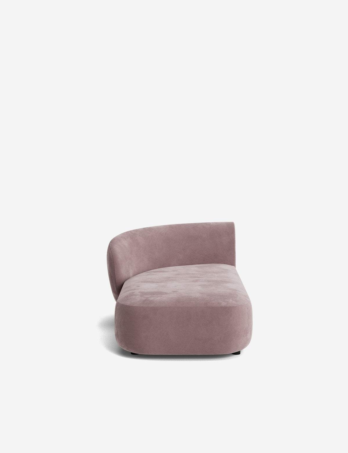 Claret Modular Left Chaise