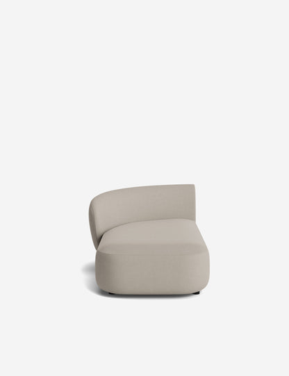 Claret Modular Left Chaise