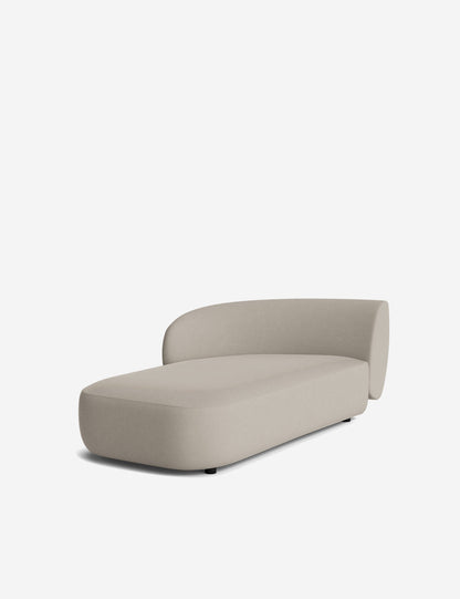 Claret Modular Left Chaise