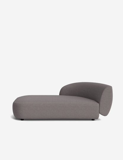 Claret Modular Left Chaise