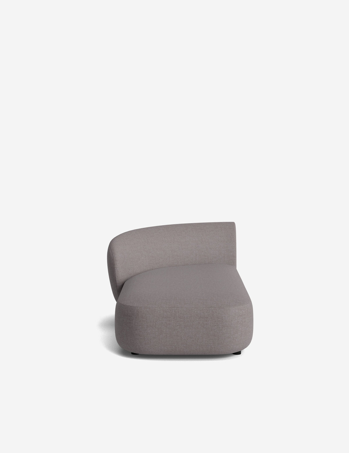 Claret Modular Left Chaise