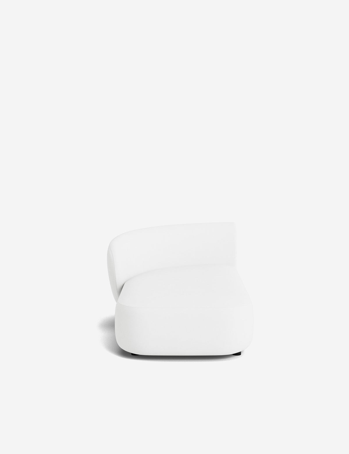 Claret Modular Left Chaise