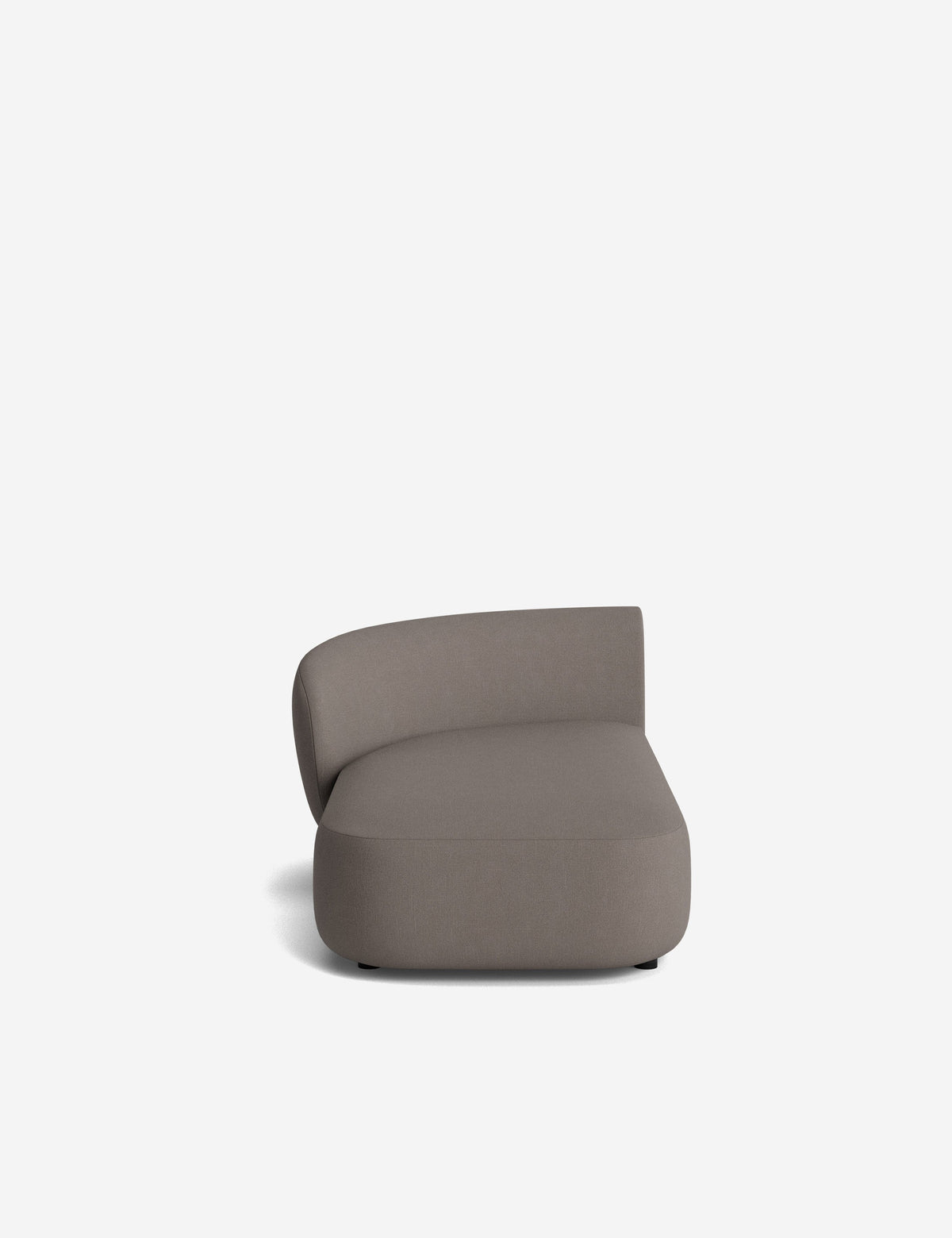 Claret Modular Left Chaise