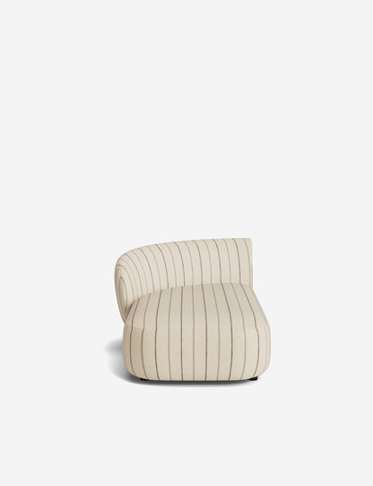 Claret Modular Left Chaise
