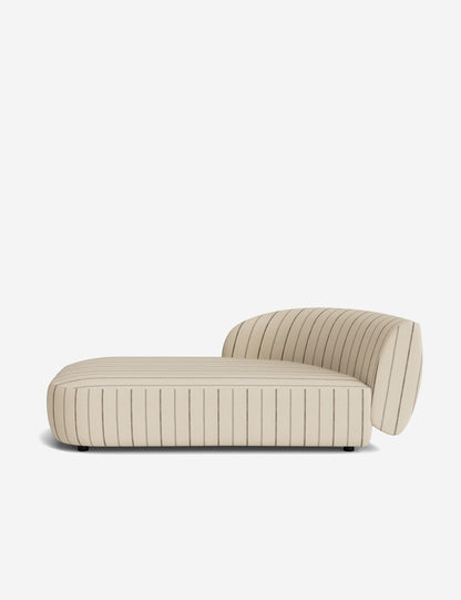 Claret Modular Left Chaise