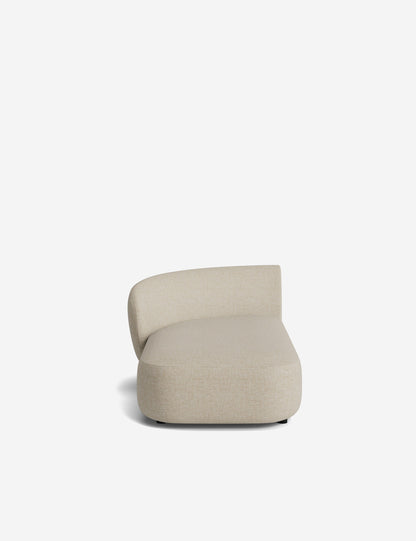 Claret Modular Left Chaise