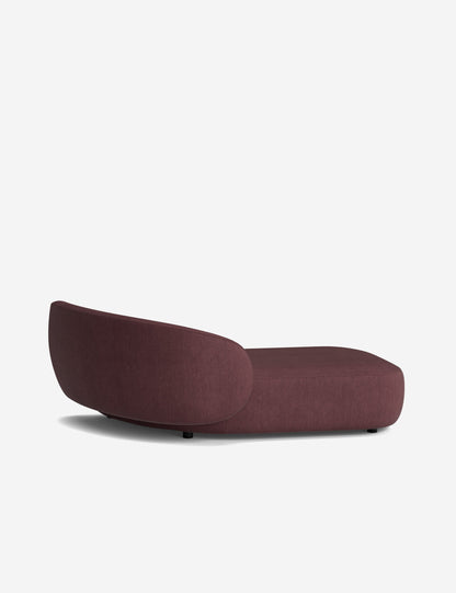 Claret Modular Left Chaise