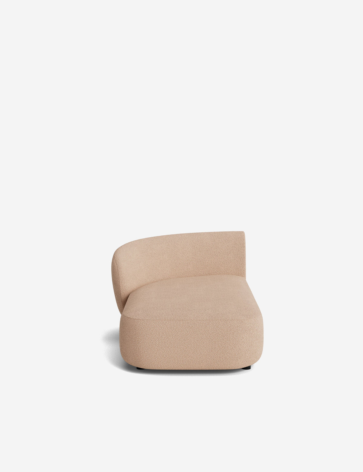 Claret Modular Left Chaise