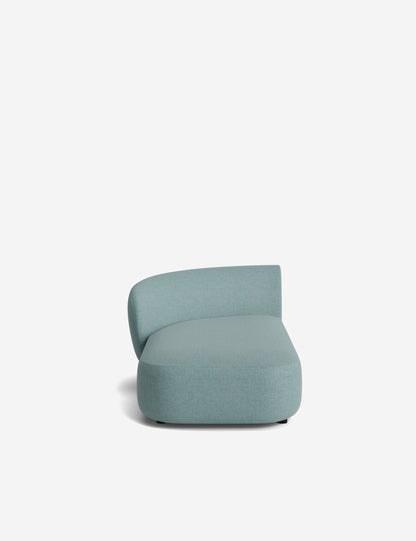 Claret Modular Left Chaise