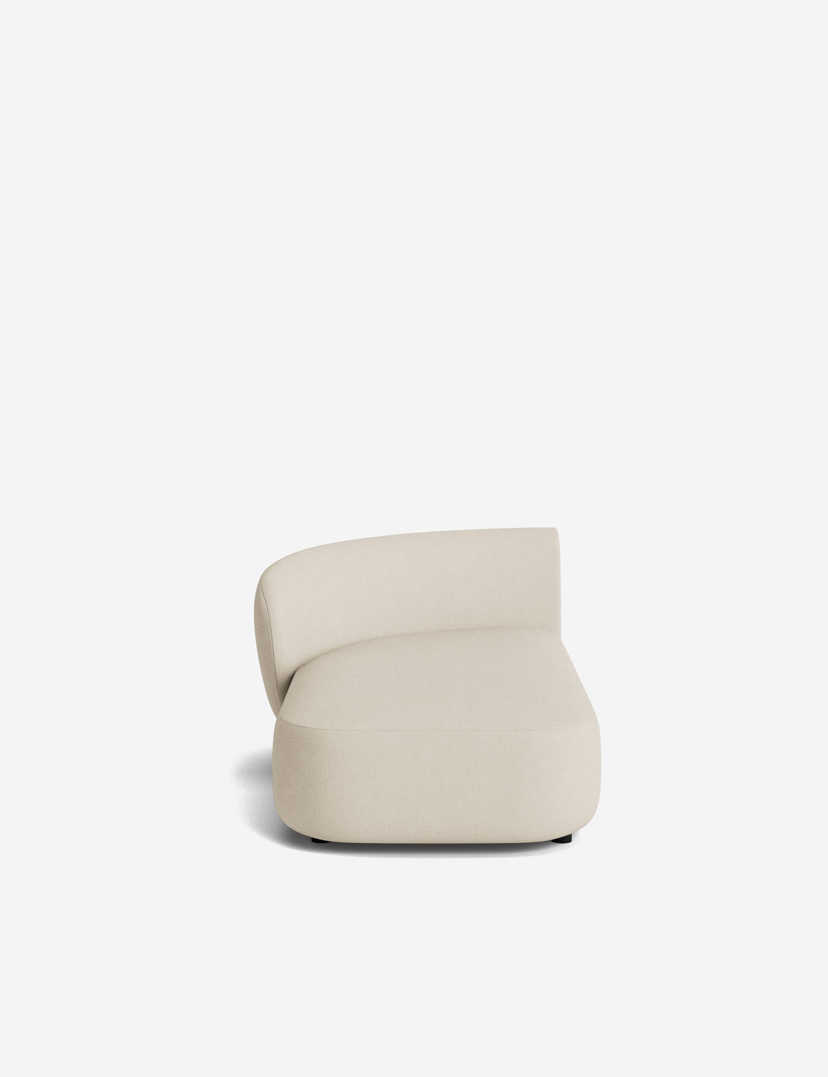 Claret Modular Left Chaise