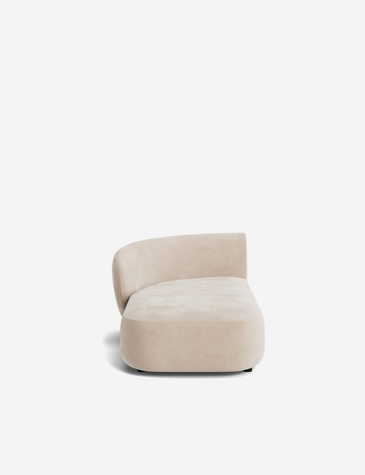 Claret Modular Left Chaise