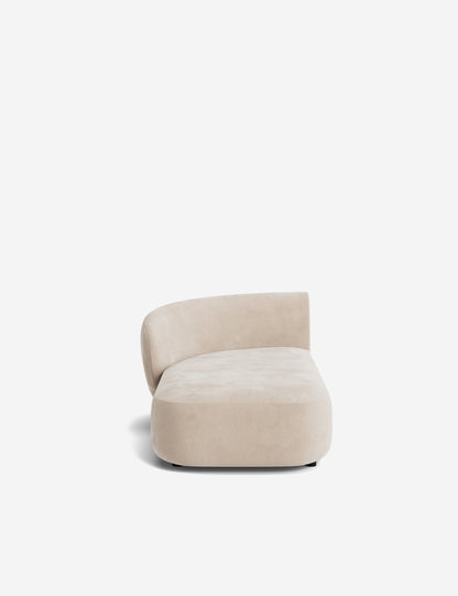 Claret Modular Left Chaise
