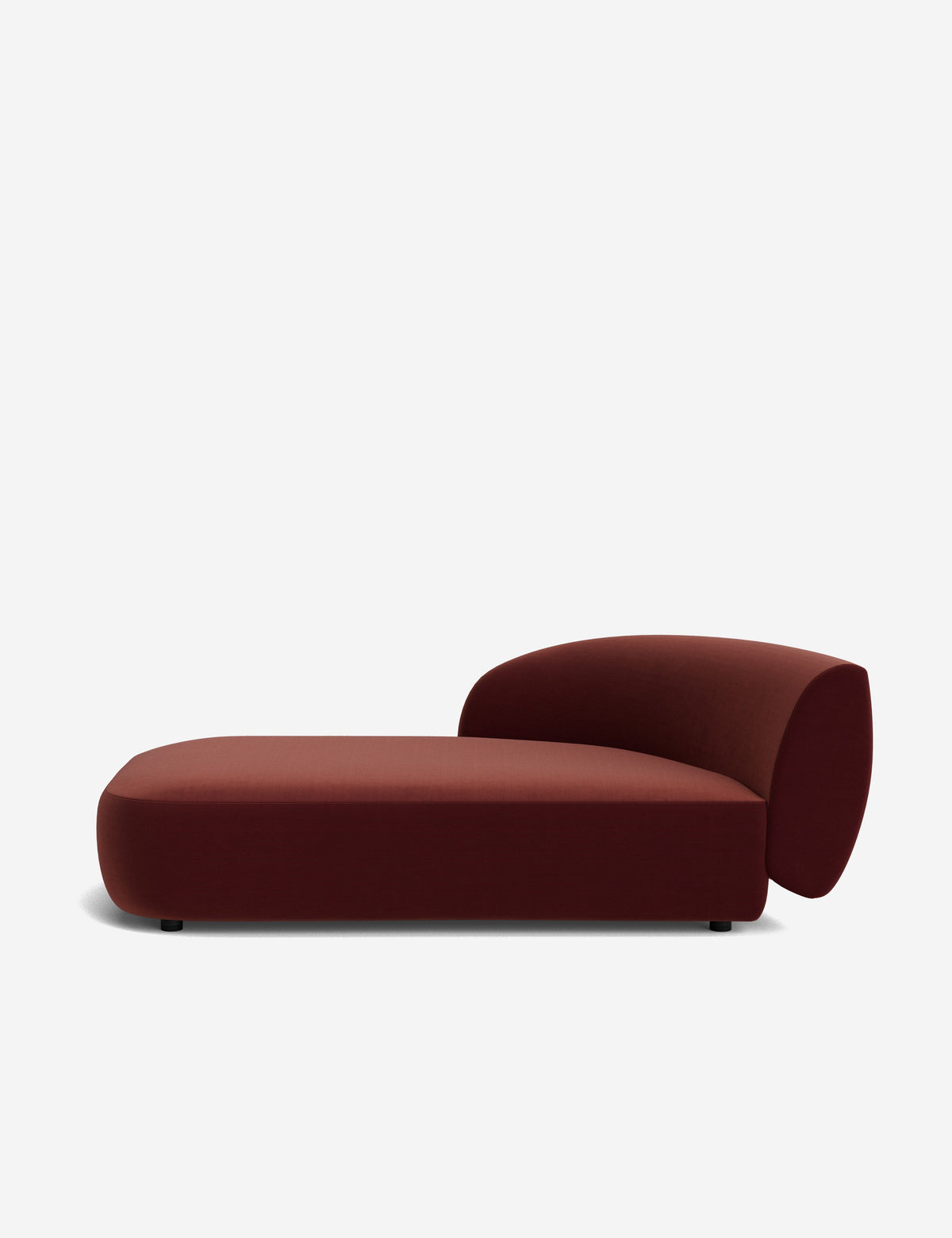 Claret Modular Left Chaise