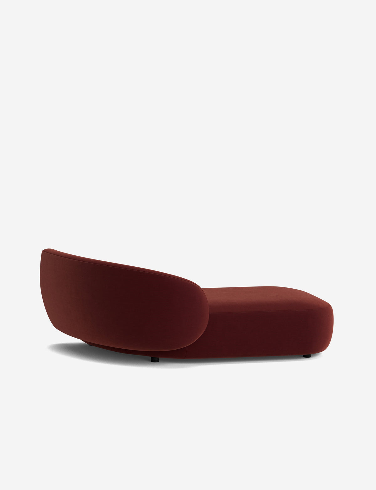 Claret Modular Left Chaise
