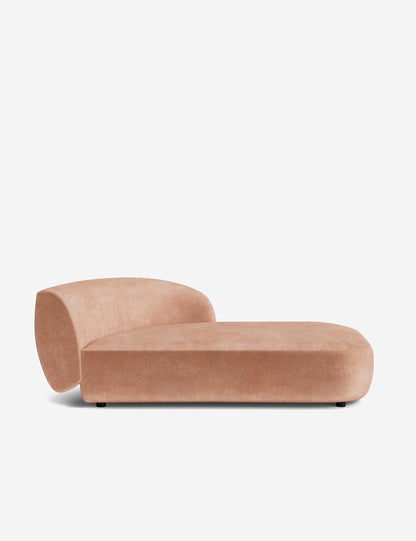 Claret Modular Right Chaise