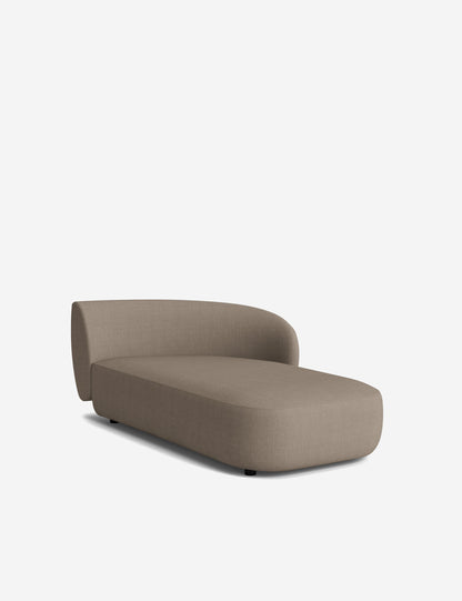 Claret Modular Right Chaise
