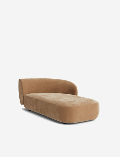 Claret Modular Right Chaise