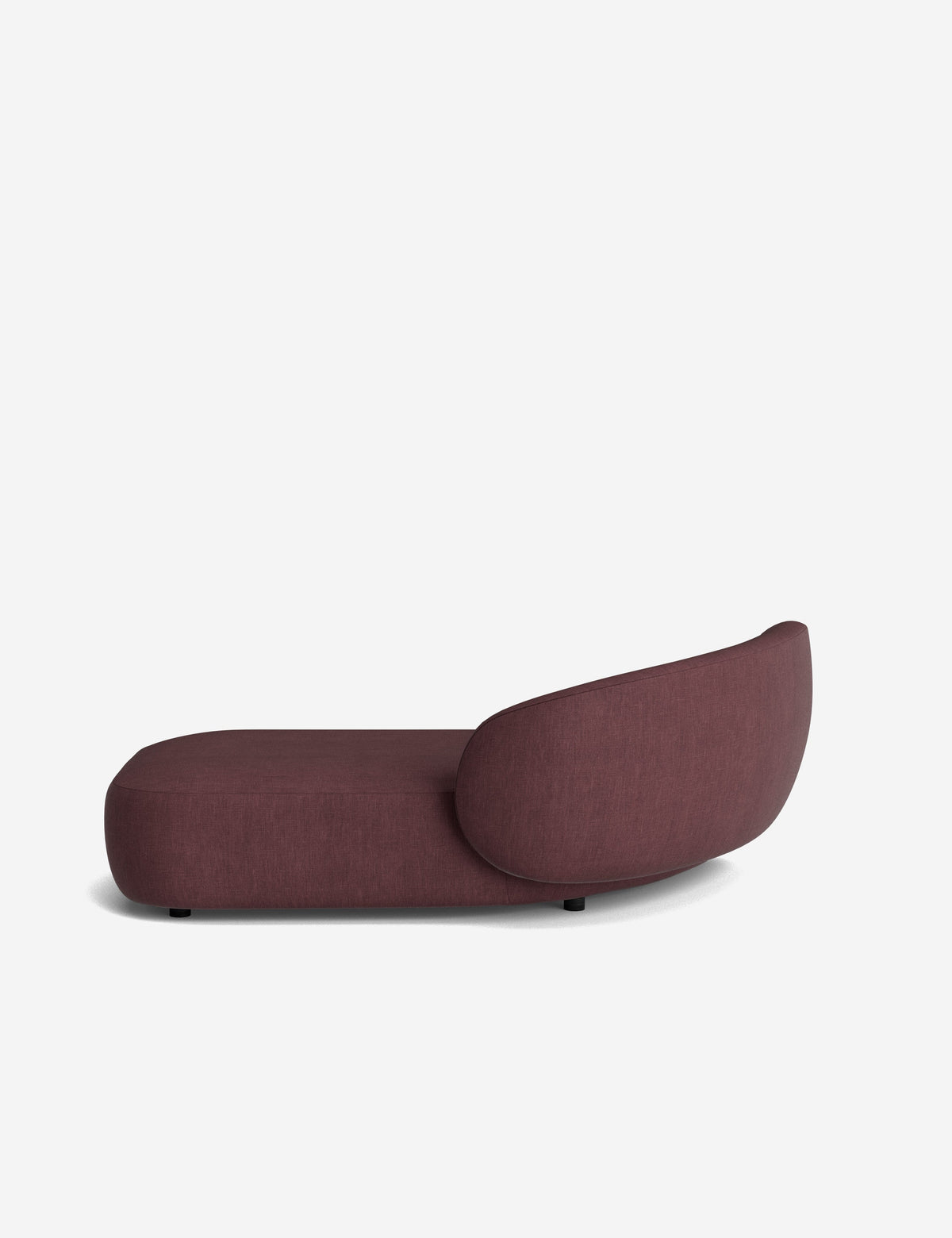 Claret Modular Right Chaise