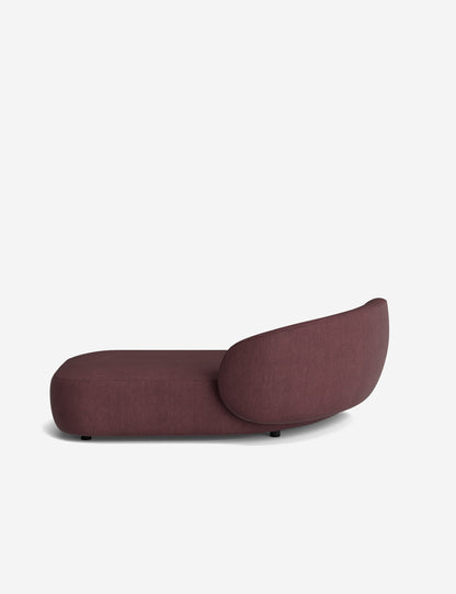 Claret Modular Right Chaise
