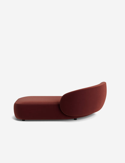 Claret Modular Right Chaise