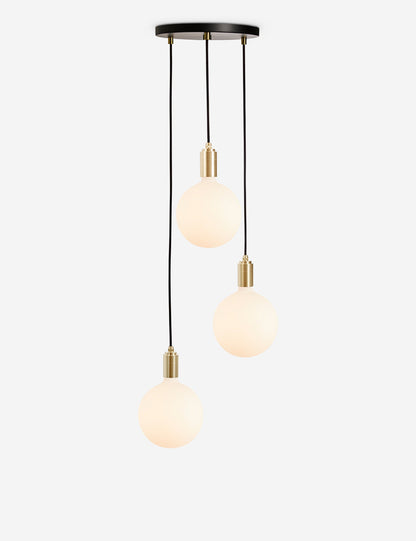 Triple Pendant Light with Sphere IV by Tala