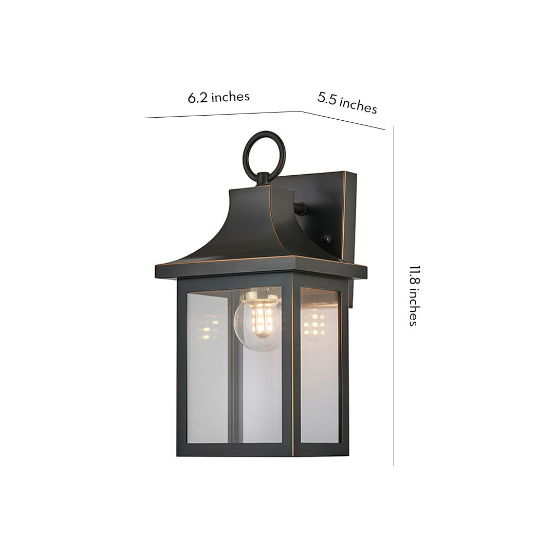 Wall Lighting Outdoor American Style Waterproof Brass Light