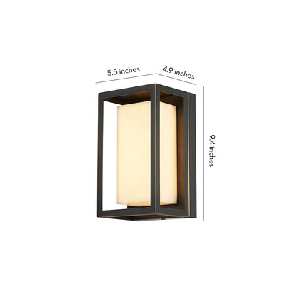 Wall Mounted Outdoor Light Minimalist Brass Garden Light