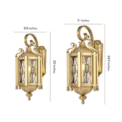 Vintage Wall Sconce Light Fixtures European-Style Waterproof Lamp