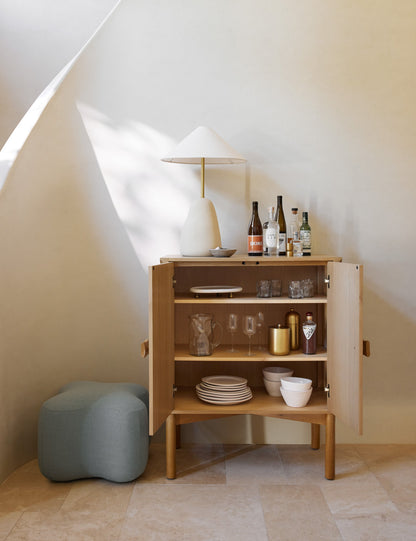 Open Box: Cami Bar Cabinet, Natural by Eny Lee Parker