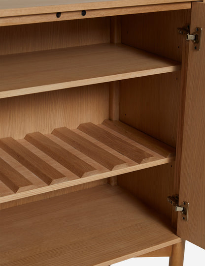 Open Box: Cami Bar Cabinet, Natural by Eny Lee Parker