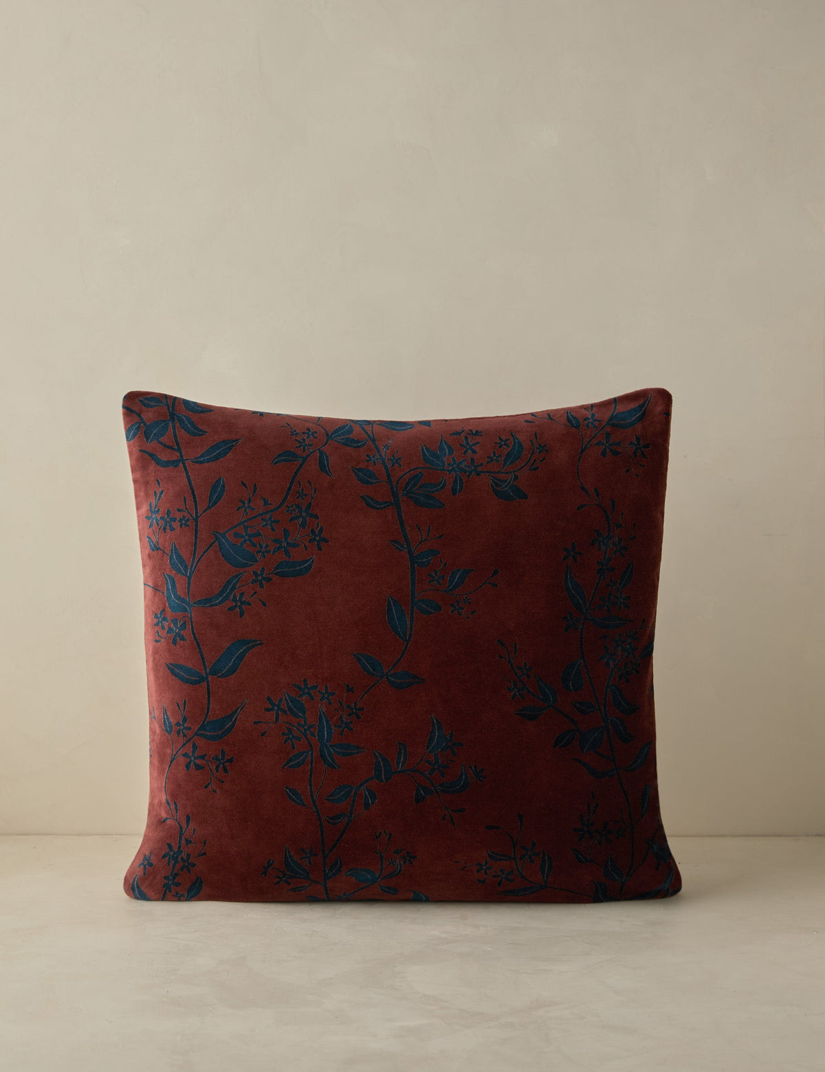 Carmine Velvet Pillow