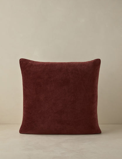 Carmine Velvet Pillow