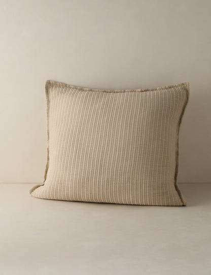 Chatham Cotton Matelasse Euro Sham by Pom Pom at Home