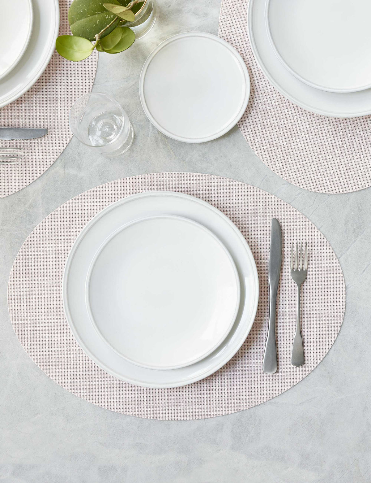 Mini Basketweave Oval Placemat (Set of 4) by Chilewich
