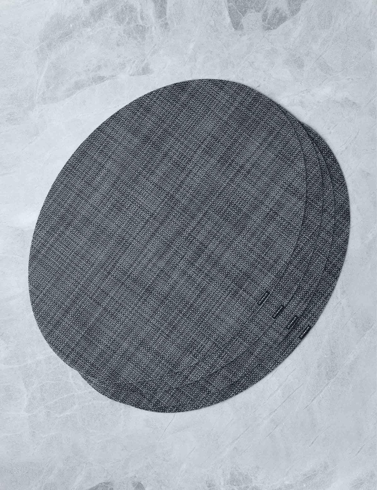 Mini Basketweave Oval Placemat (Set of 4) by Chilewich