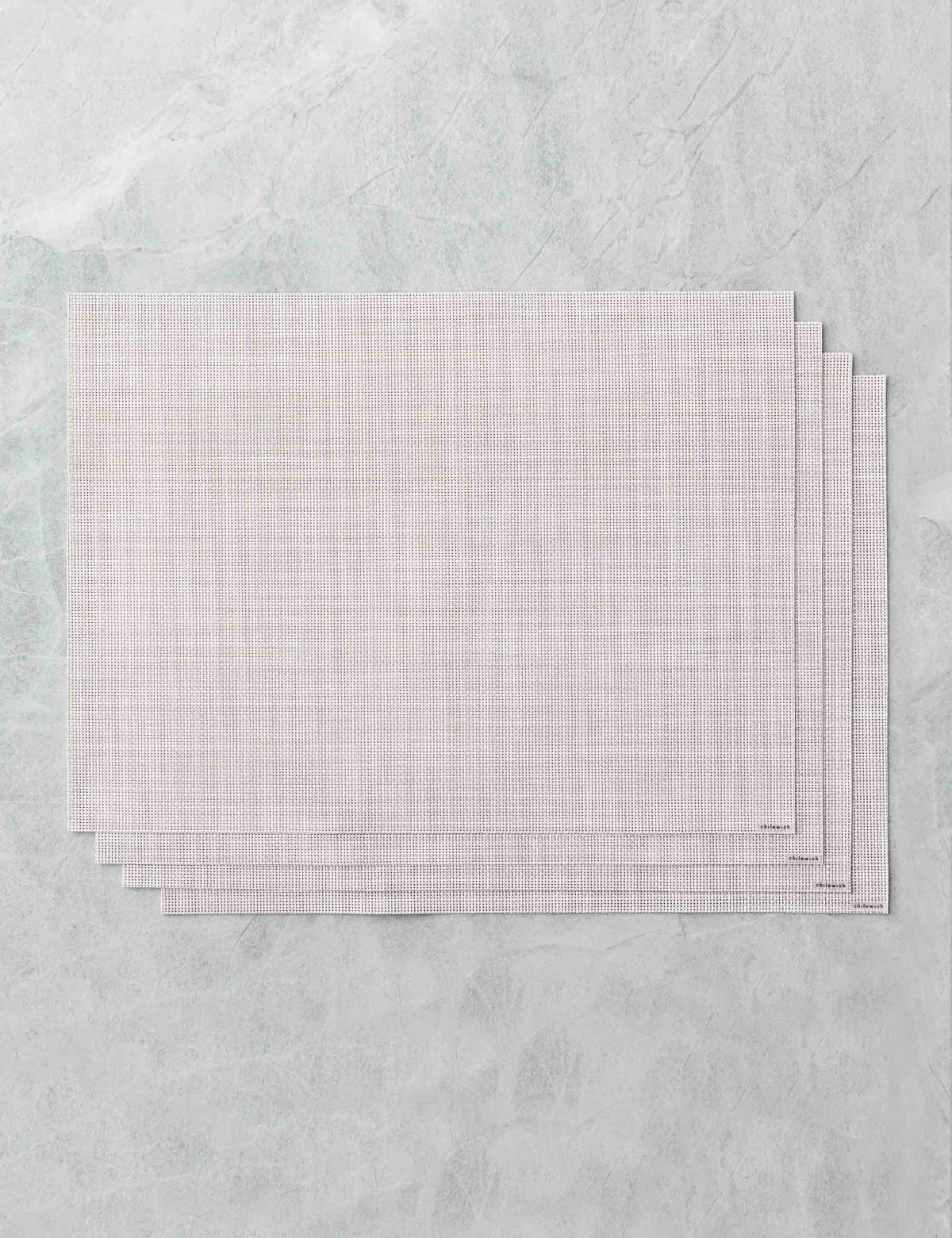 Mini Basketweave Rectangle Placemat (Set of 4) by Chilewich