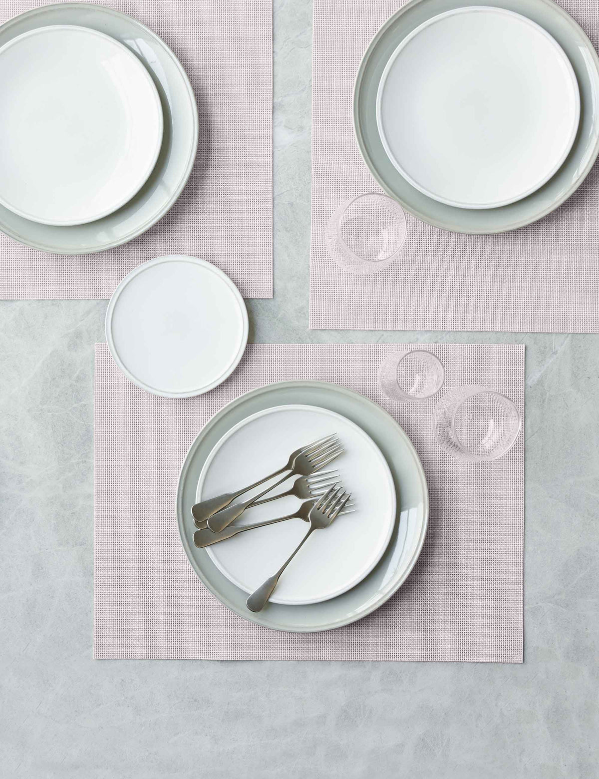 Mini Basketweave Rectangle Placemat (Set of 4) by Chilewich